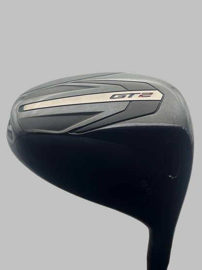 Titleist GT2-drifverhuvud, mörkgrått och svart, GT2-logga