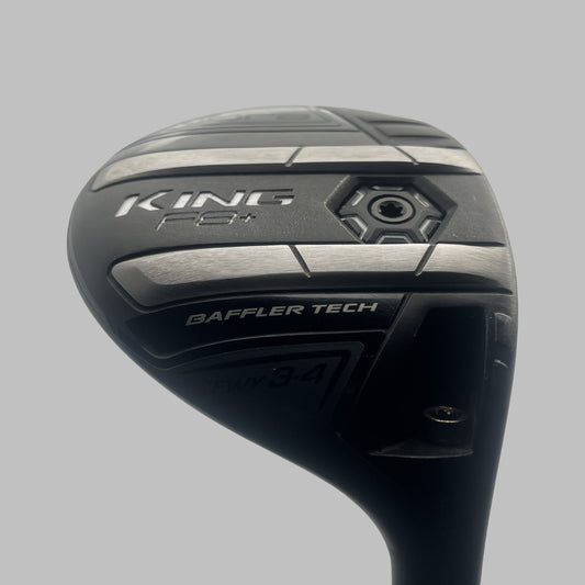 Cobra King F8+ fairwayträhuvud med Baffler Tech, mörk skaftanslutning