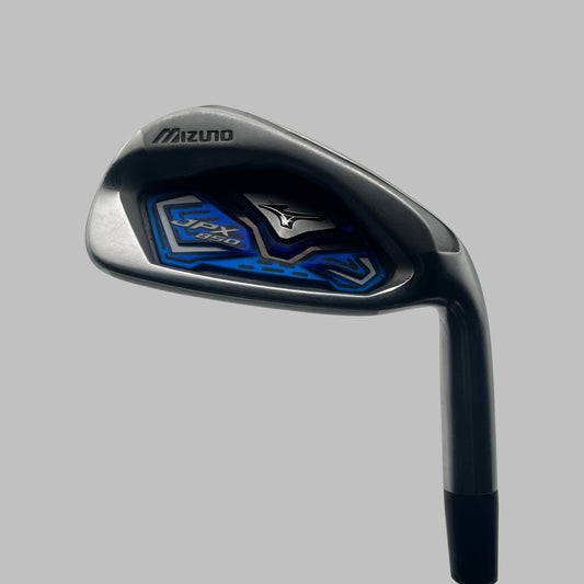 Begagnad Mizuno JPX 850 järnklubba, järnhuvud med blått grafiskt märke