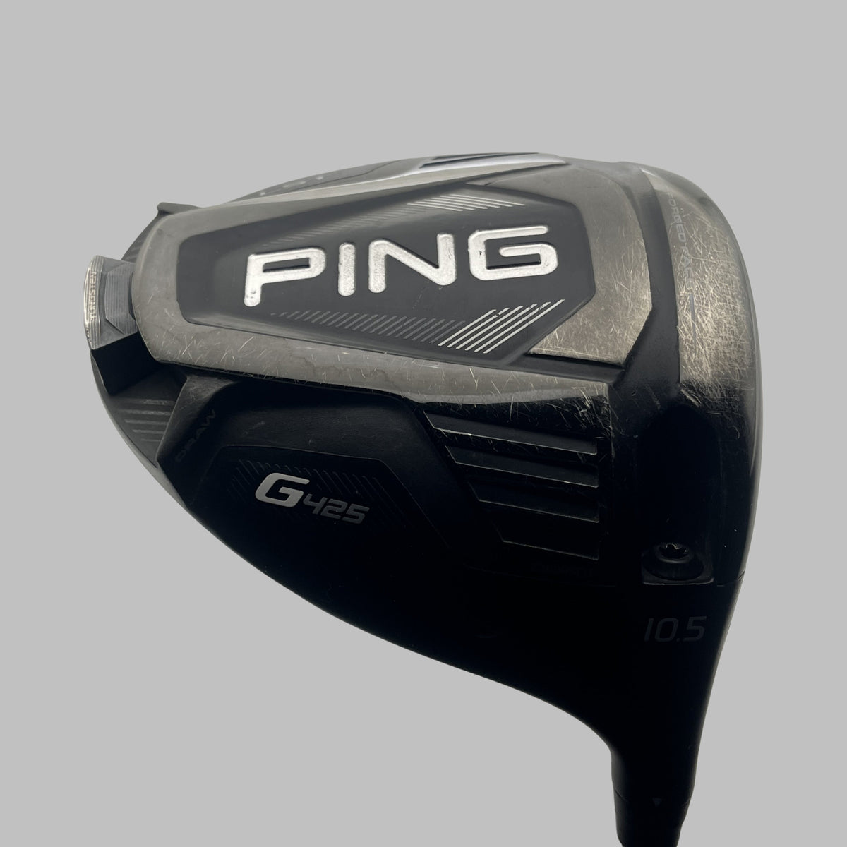 Begagnad PING G425 LST golfdriverhuvud, 10,5° med G425-logga
